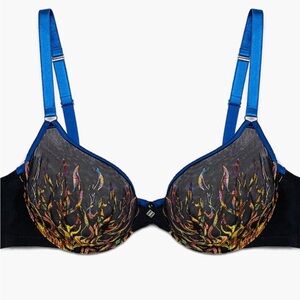 NWOT- Savage x Fenty ‘License To Thrill’ Mesh Unlined Demi Bra